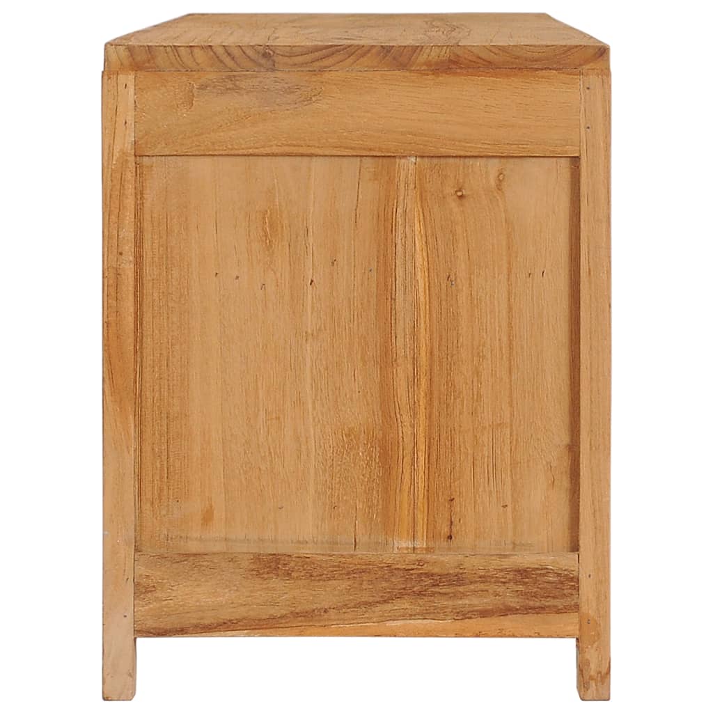 vidaXL TV Cabinet 120x30x40 cm Solid Teak Wood