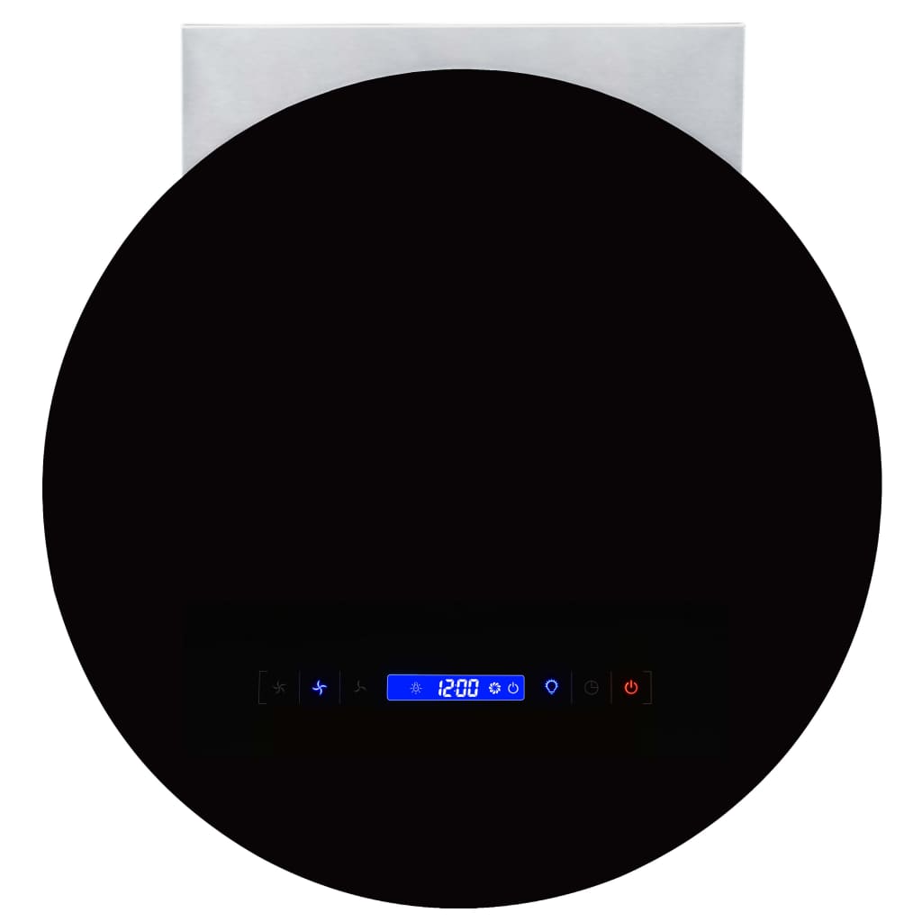 vidaXL Wall Mounted Range Hood LCD Display Touch Sensor 756 m³/h LED