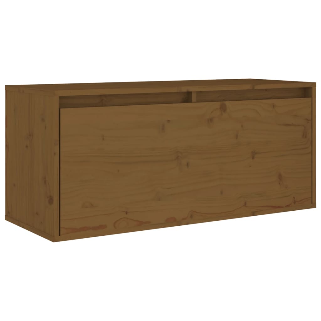 vidaXL TV Cabinets 5 pcs Honey Brown Solid Wood Pine