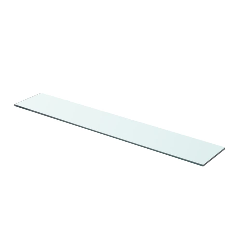 vidaXL Shelf Panel Glass Clear 70x12 cm