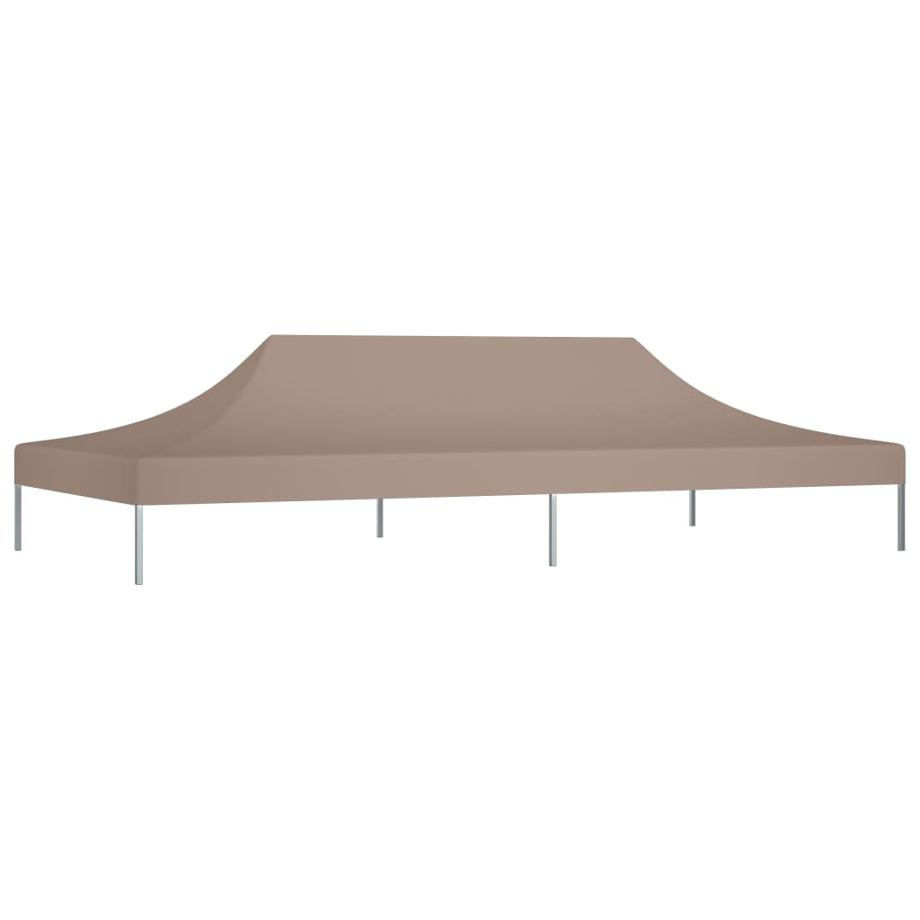 vidaXL Party Tent Roof 6x3 m Taupe 270 g/m²