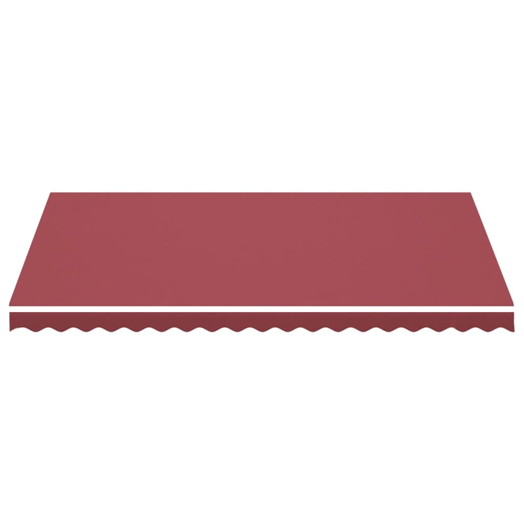 vidaXL Replacement Fabric for Awning Burgundy Red 4.5x3 m