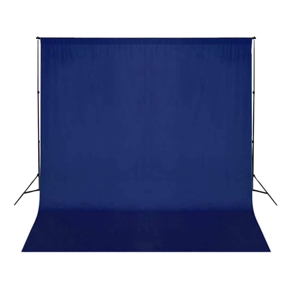 vidaXL Backdrop Cotton Blue 300x300 cm Chroma Key