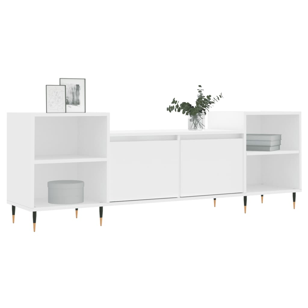 vidaXL TV Cabinet White 160x35x55 cm Engineered Wood | vidaXL.ie