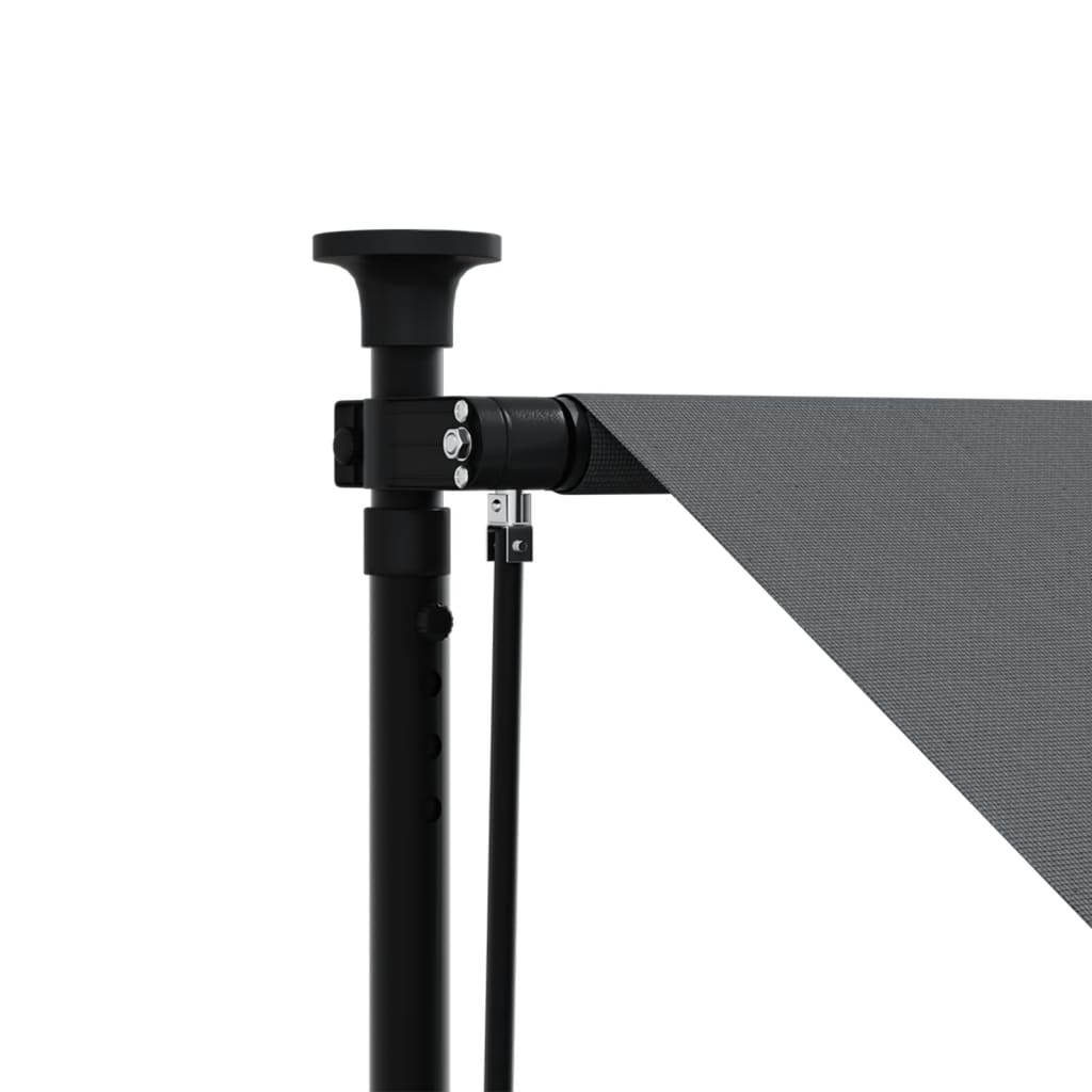 vidaXL Retractable Awning Anthracite 250x150 cm Fabric and Steel