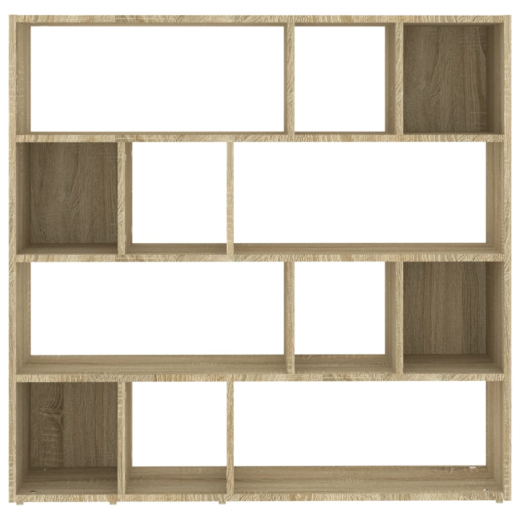 vidaXL Book Cabinet/Room Divider Sonoma Oak 105x24x102 cm