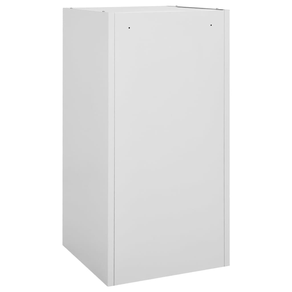 vidaXL Saddle Cabinet Light Grey 53x53x105 cm Steel