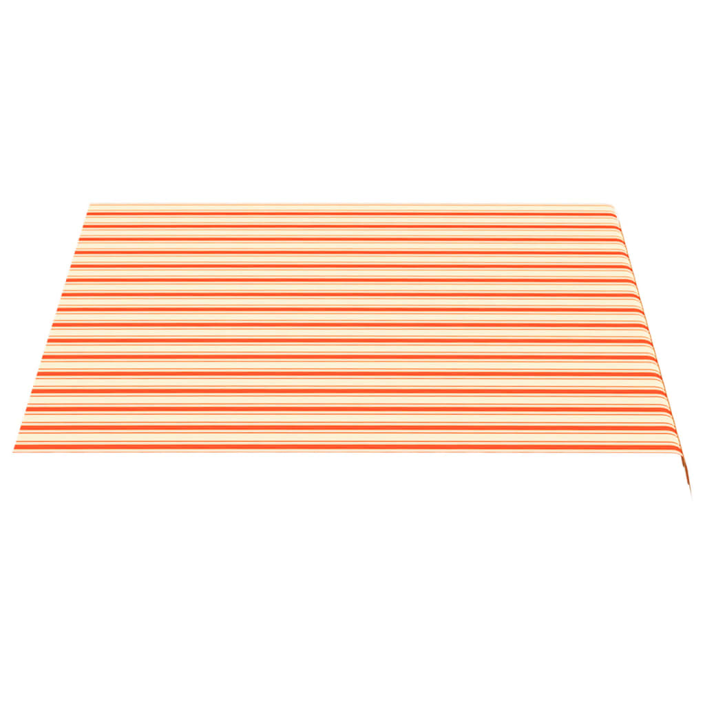 vidaXL Replacement Fabric for Awning Yellow and Orange 3x2.5 m