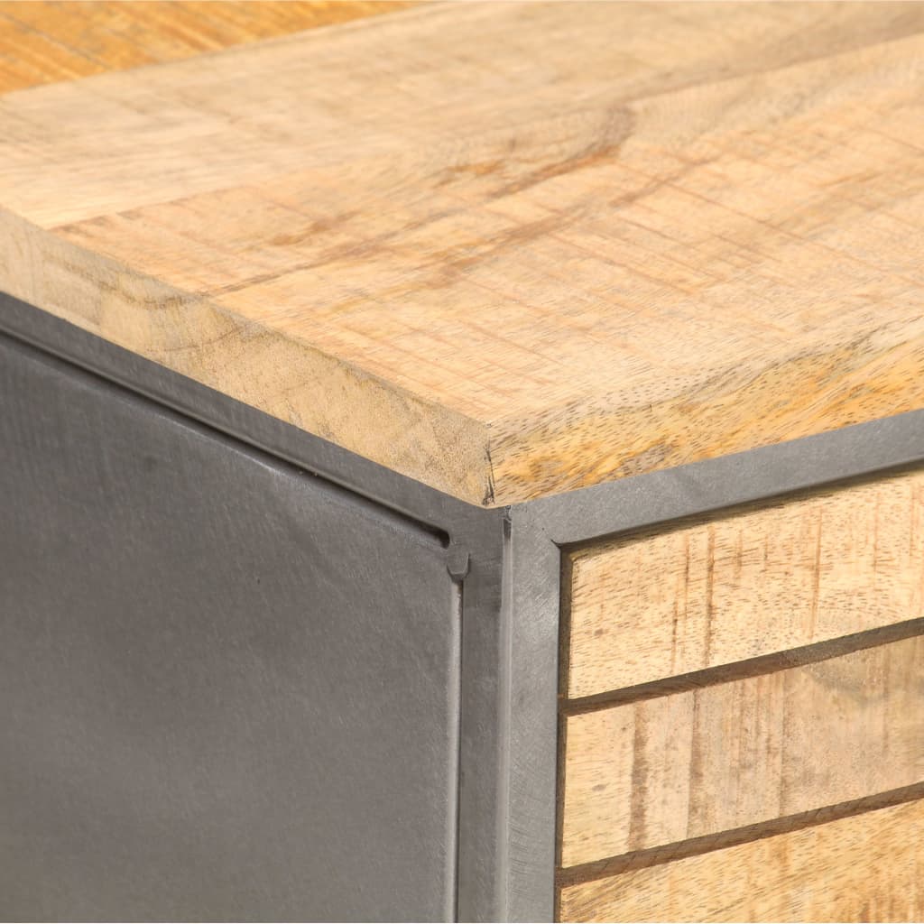 vidaXL Bed Cabinet 40x30x50 cm Solid Mango Wood