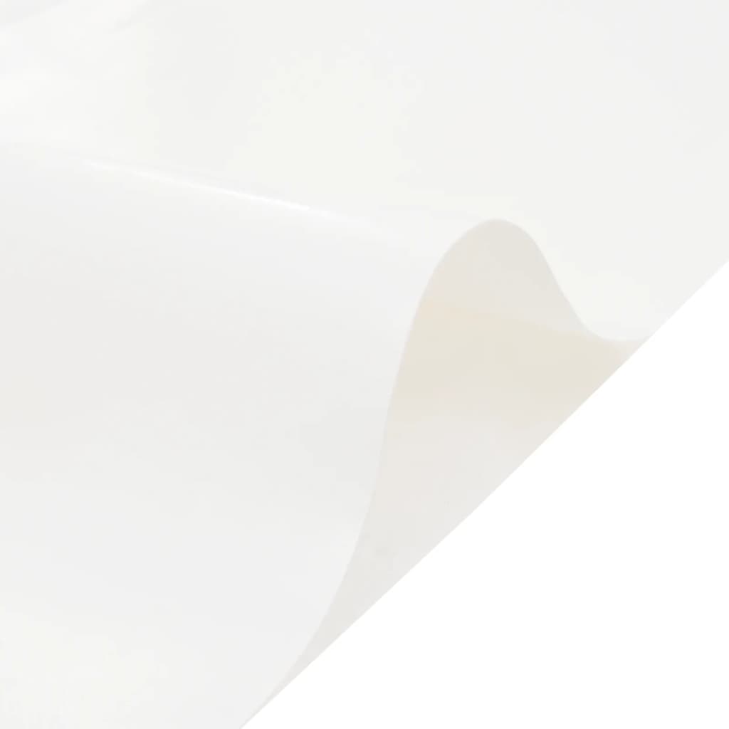 vidaXL Tarpaulin White 1x2.5 m 650 g/m²
