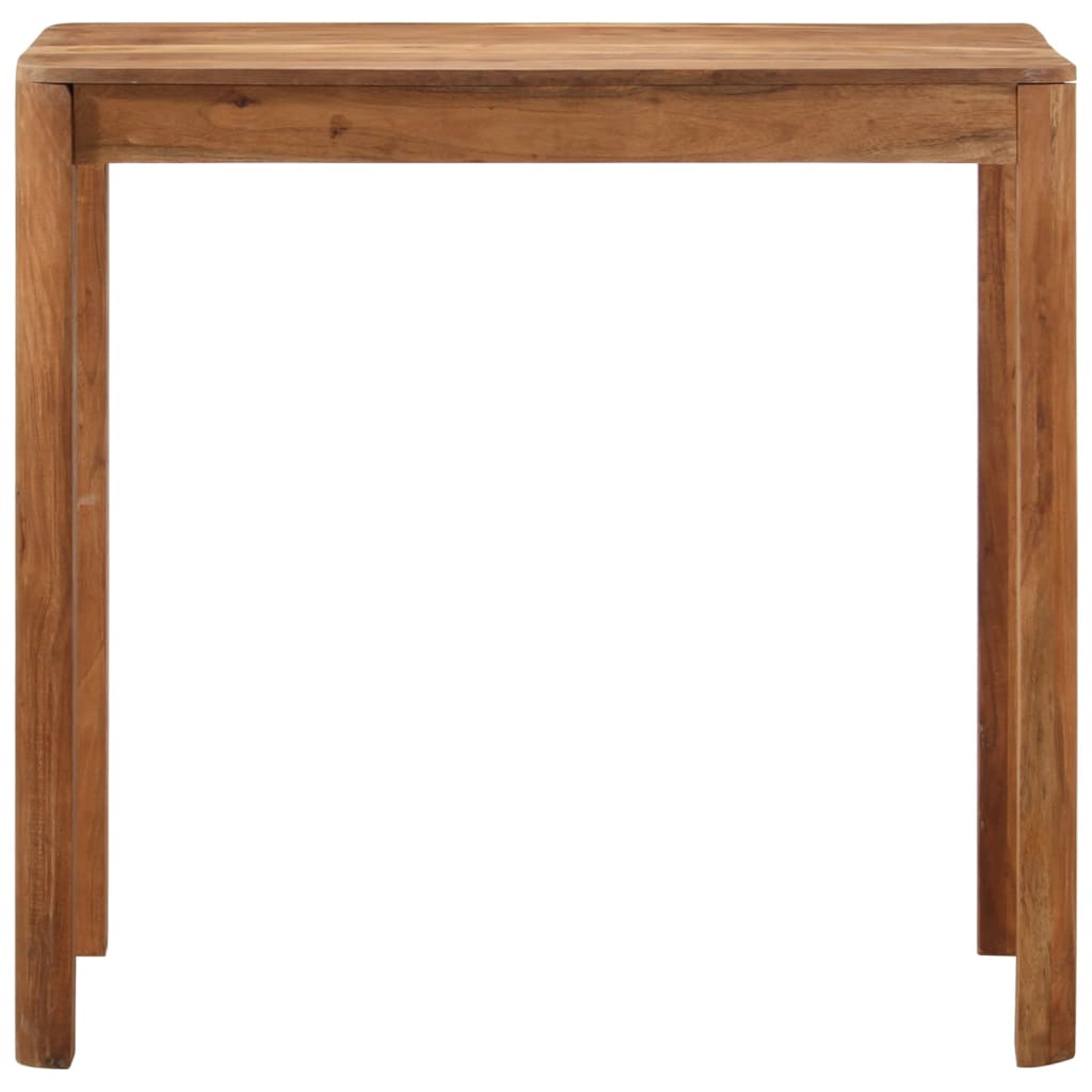 vidaXL Bar Table Solid Wood Acacia with Honey Finish 110x55x106 cm