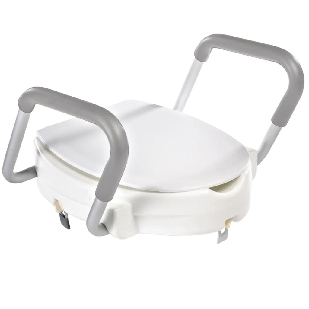RIDDER Toilet Seat with Safety Grab Rail White 150 kg A0072001