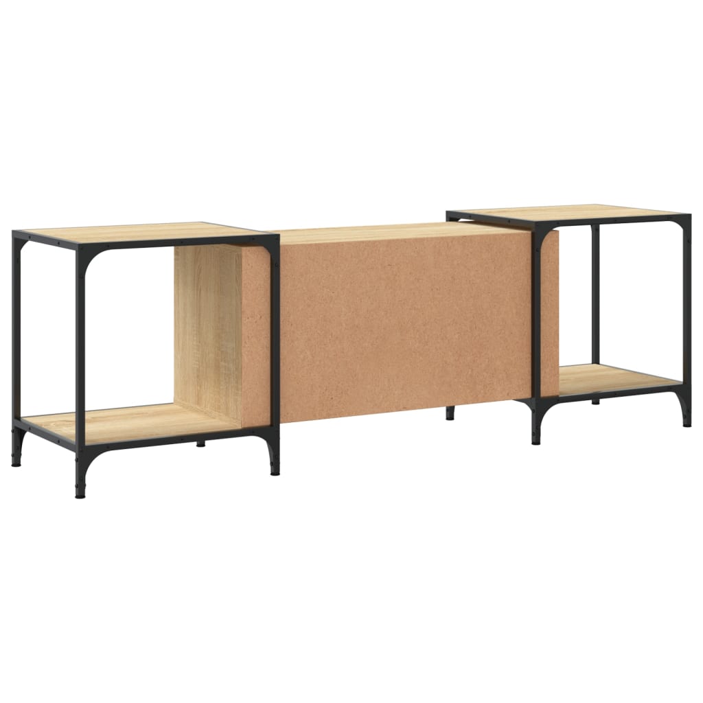 vidaXL TV Cabinet Sonoma Oak 153x37x50 cm Engineered Wood