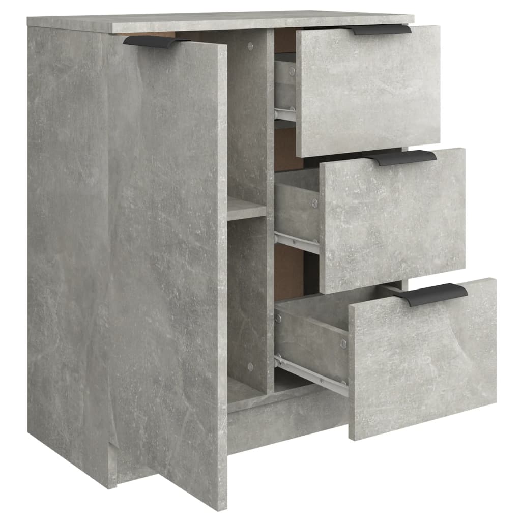 vidaXL Sideboard Concrete Grey Engineered Wood