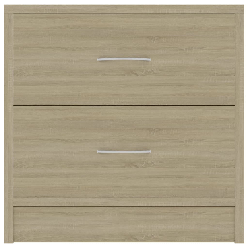 vidaXL Bedside Cabinet Sonoma Oak 40x30x40 cm Engineered Wood