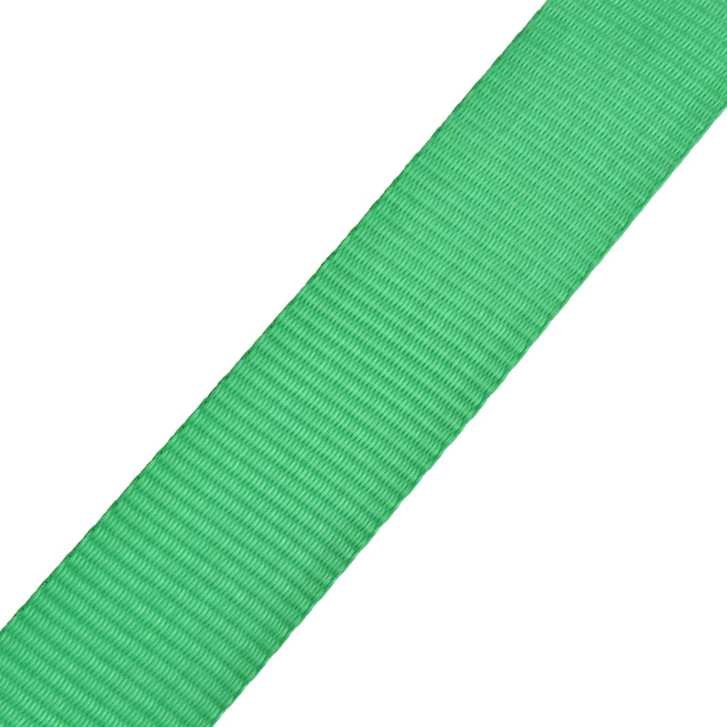 vidaXL Slackline 15 m x 50 mm 150 kg Green