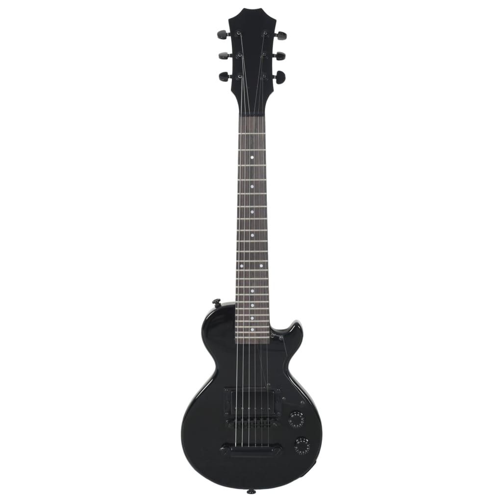 vidaXL Electric Guitar for Kids with Bag Black 3/4 30"