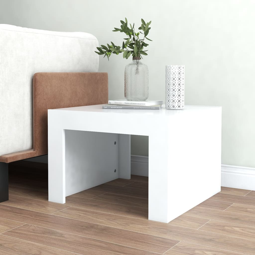 vidaXL Coffee Table White 50x50x35 cm Engineered Wood