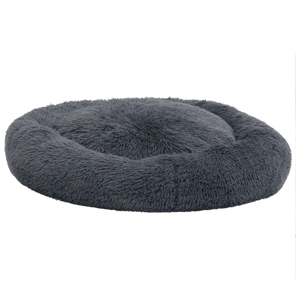 vidaXL Washable Dog & Cat Cushion Dark Grey 70x70x15 cm Plush