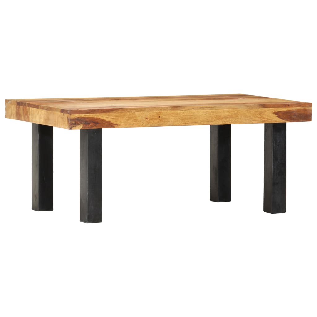 vidaXL Coffee Table 100x50x40 cm Solid Sheesham Wood