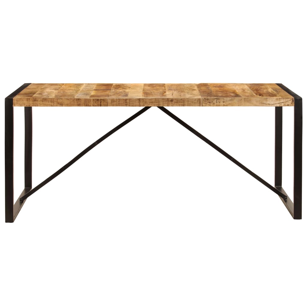 vidaXL Dining Table 180x90x75 cm Solid Mango Wood