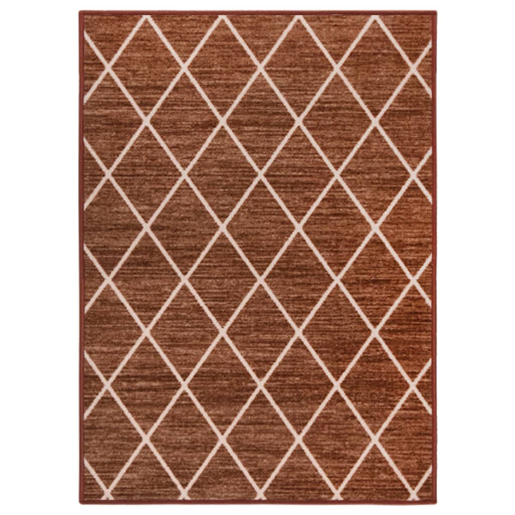vidaXL Carpet Runner Dark Brown 80x150 cm