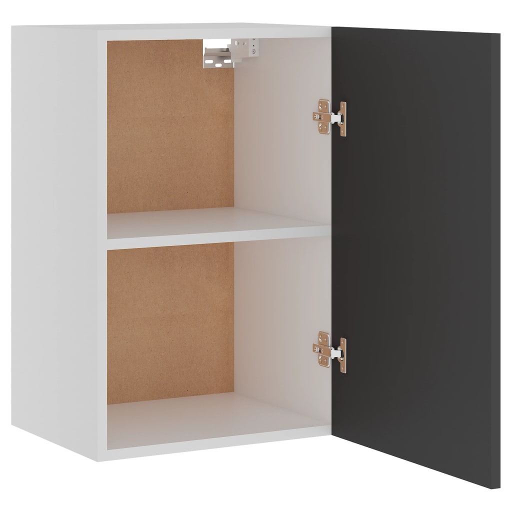 vidaXL Hanging Cabinet Grey 39.5x31x60 cm Engineered Wood