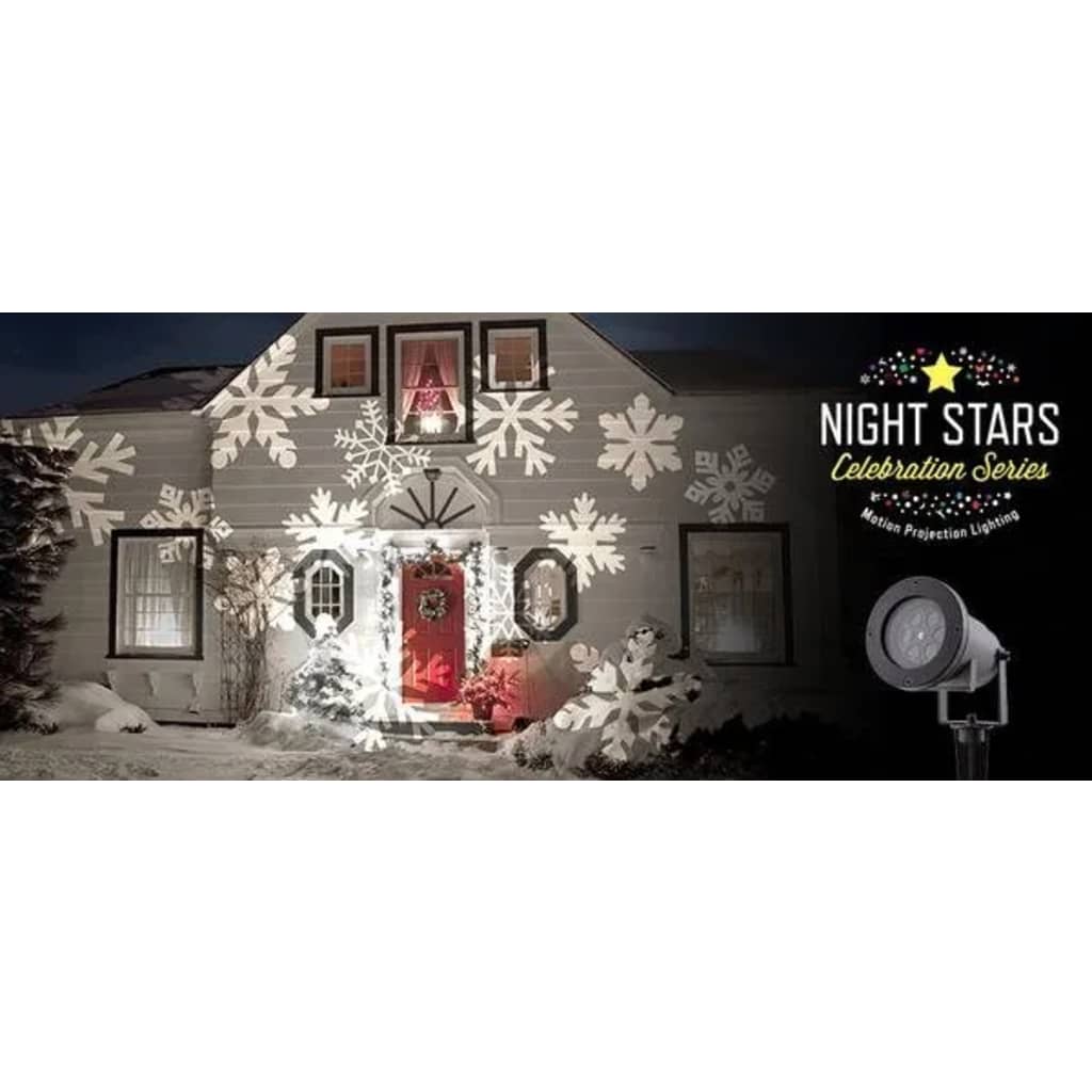 Night Stars LED Light Holiday Charms 6 Patterns 12 W NIS004