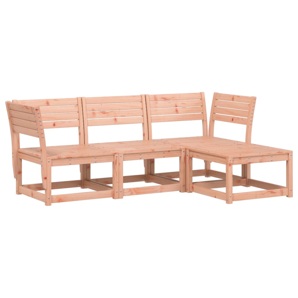 vidaXL 4 Piece Garden Lounge Set Solid Wood Douglas