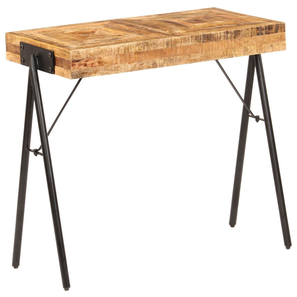 vidaXL Console Table Solid Mango Wood 80x40x75 cm