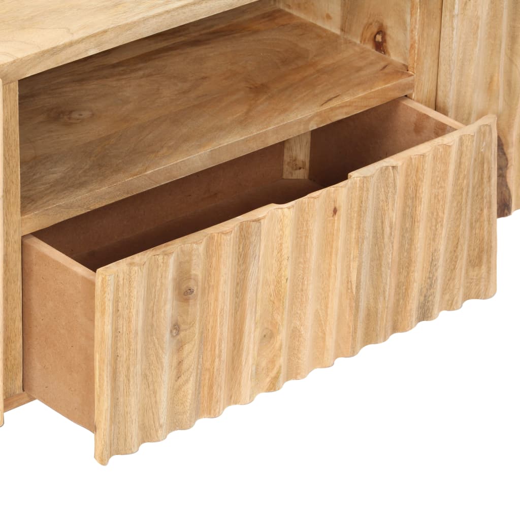 vidaXL TV Cabinet 140x30x49 cm Solid Mango Wood