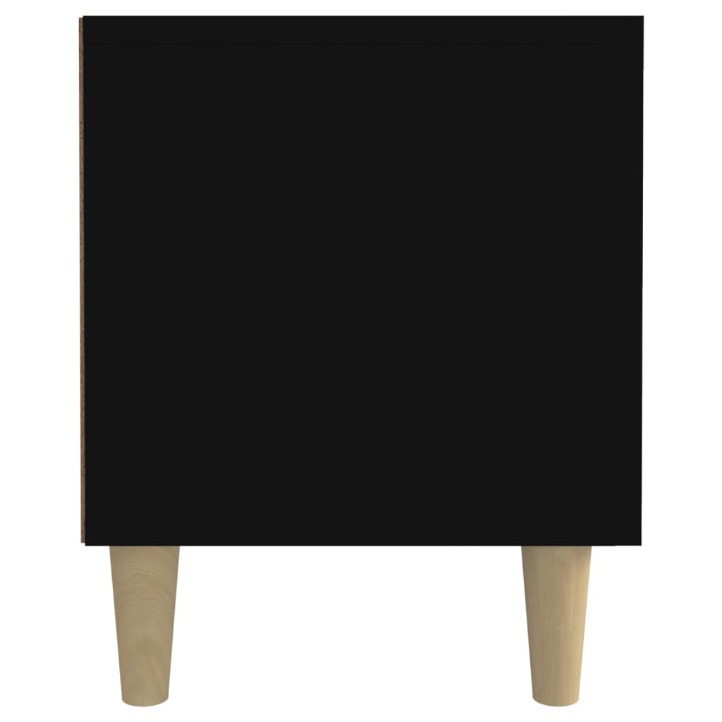 vidaXL TV Cabinet Black 180x31.5x40 cm Engineered Wood