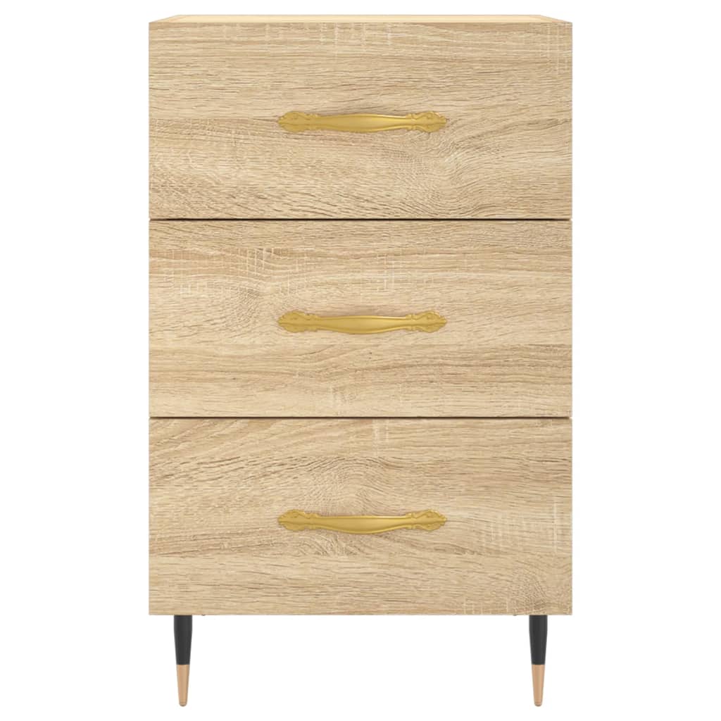 vidaXL Bedside Cabinet Sonoma Oak 40x40x66 cm Engineered Wood
