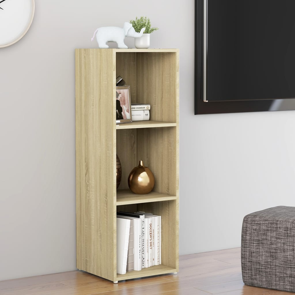 vidaXL TV Cabinet Sonoma Oak 107x35x37 cm Engineered Wood