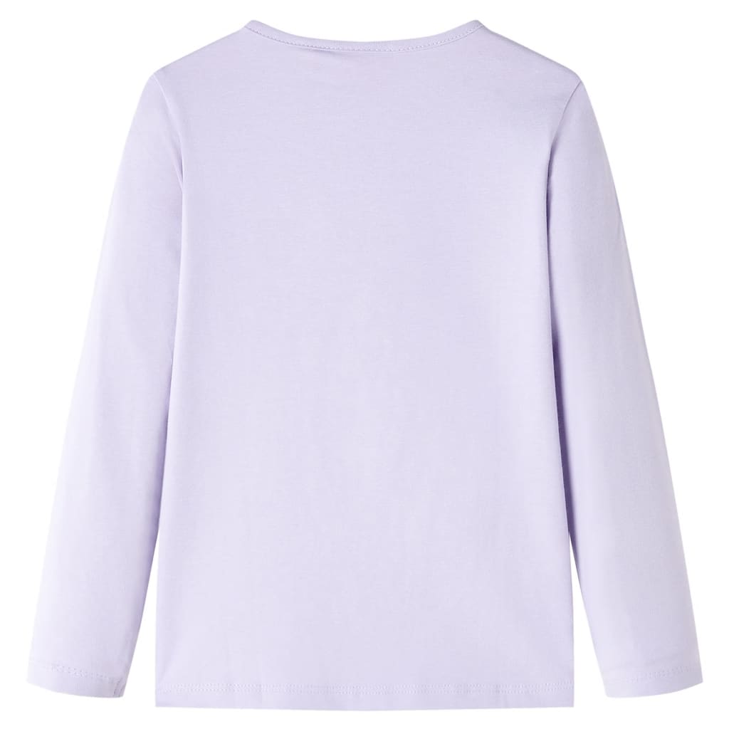 Kids' T-shirt with Long Sleeves Light Lilac 92