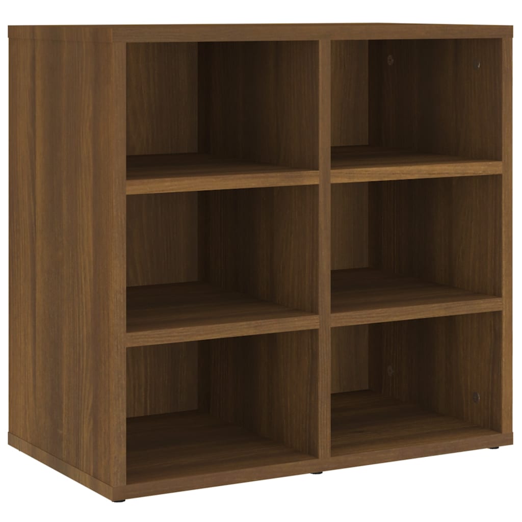 vidaXL Shoe Cabinet Brown Oak 52.5x30x50 cm