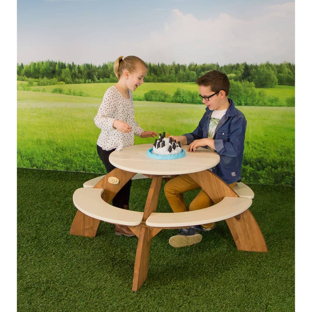 AXI Children's Picnic Table Orion Brown and White A031.024.00