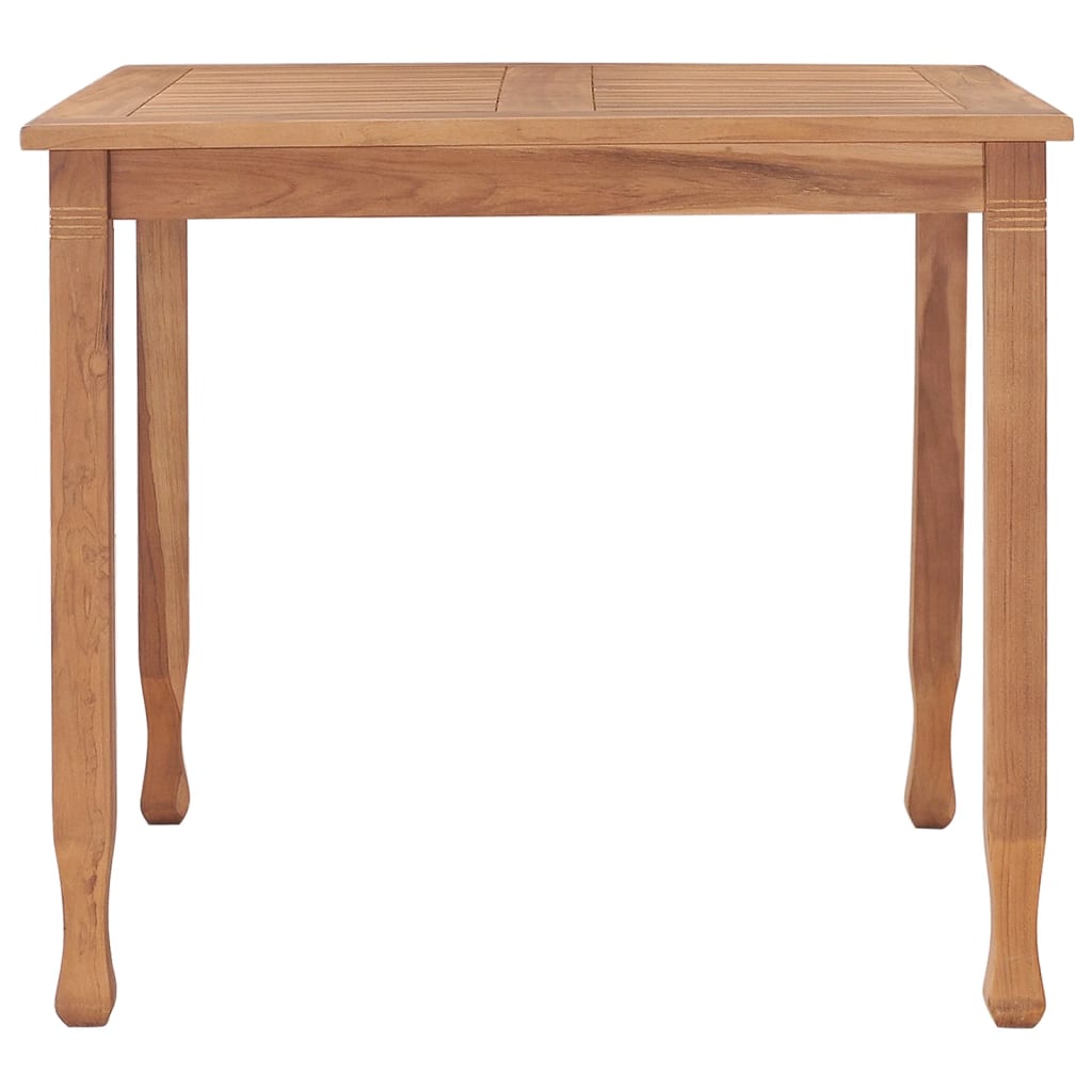 vidaXL Garden Dining Table 85x85x75 cm Solid Teak Wood
