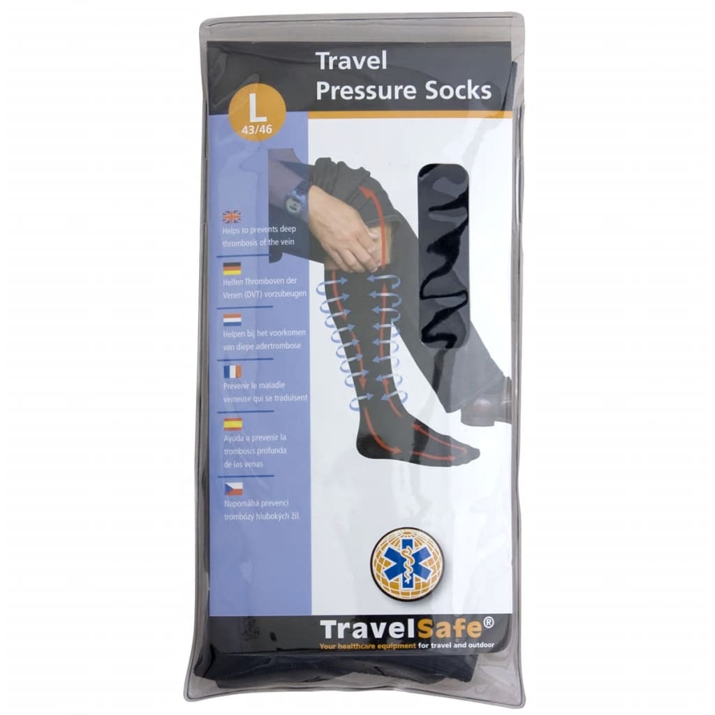 Travelsafe Travel Pressure Socks 43-46 TS0370L
