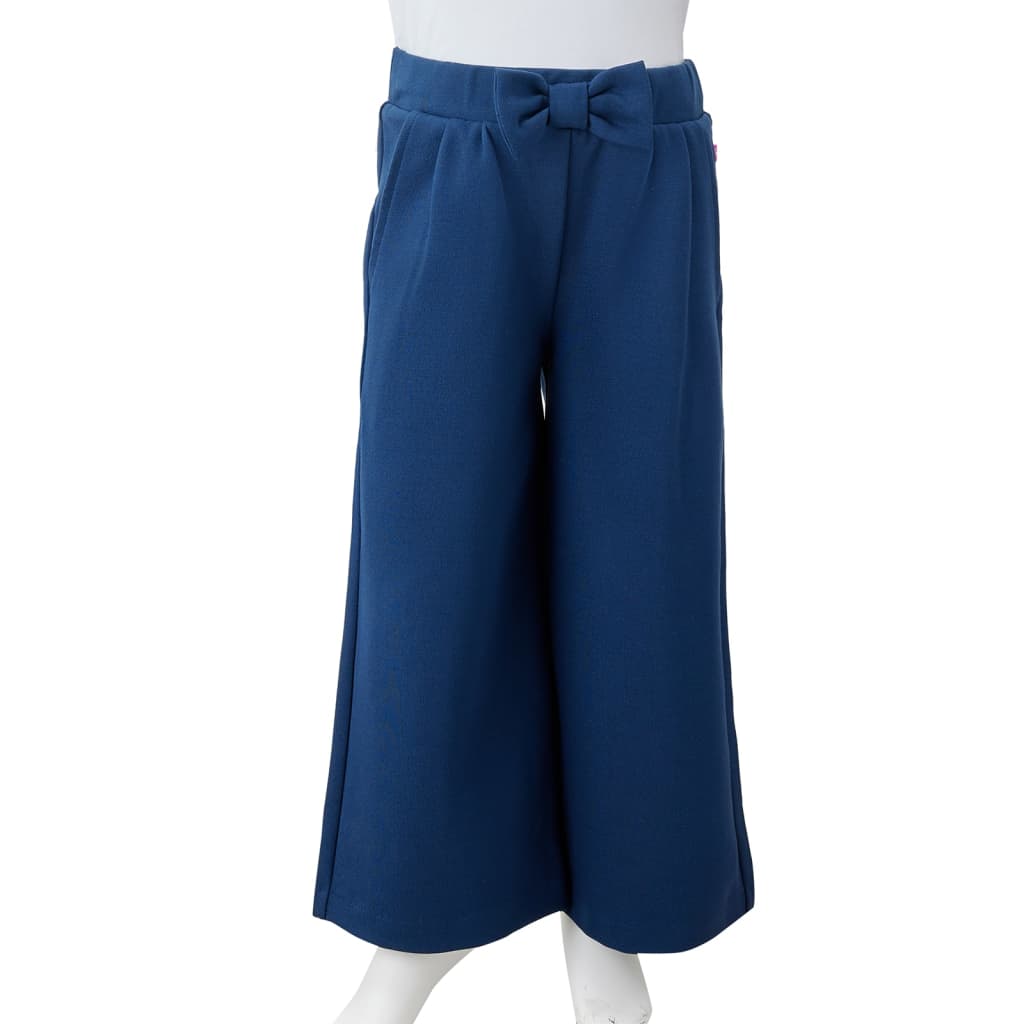 Kids' Pants with Wide Legs Navy 92