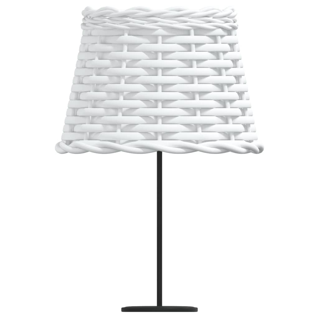 vidaXL Lamp Shade White Ø20x15 cm Wicker