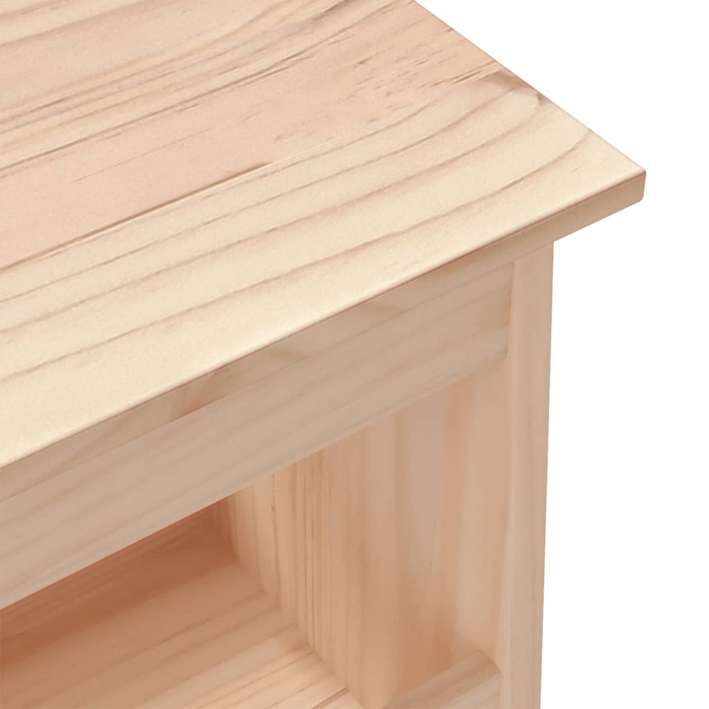 vidaXL Hall Bench 60x28x45 cm Solid Wood Pine