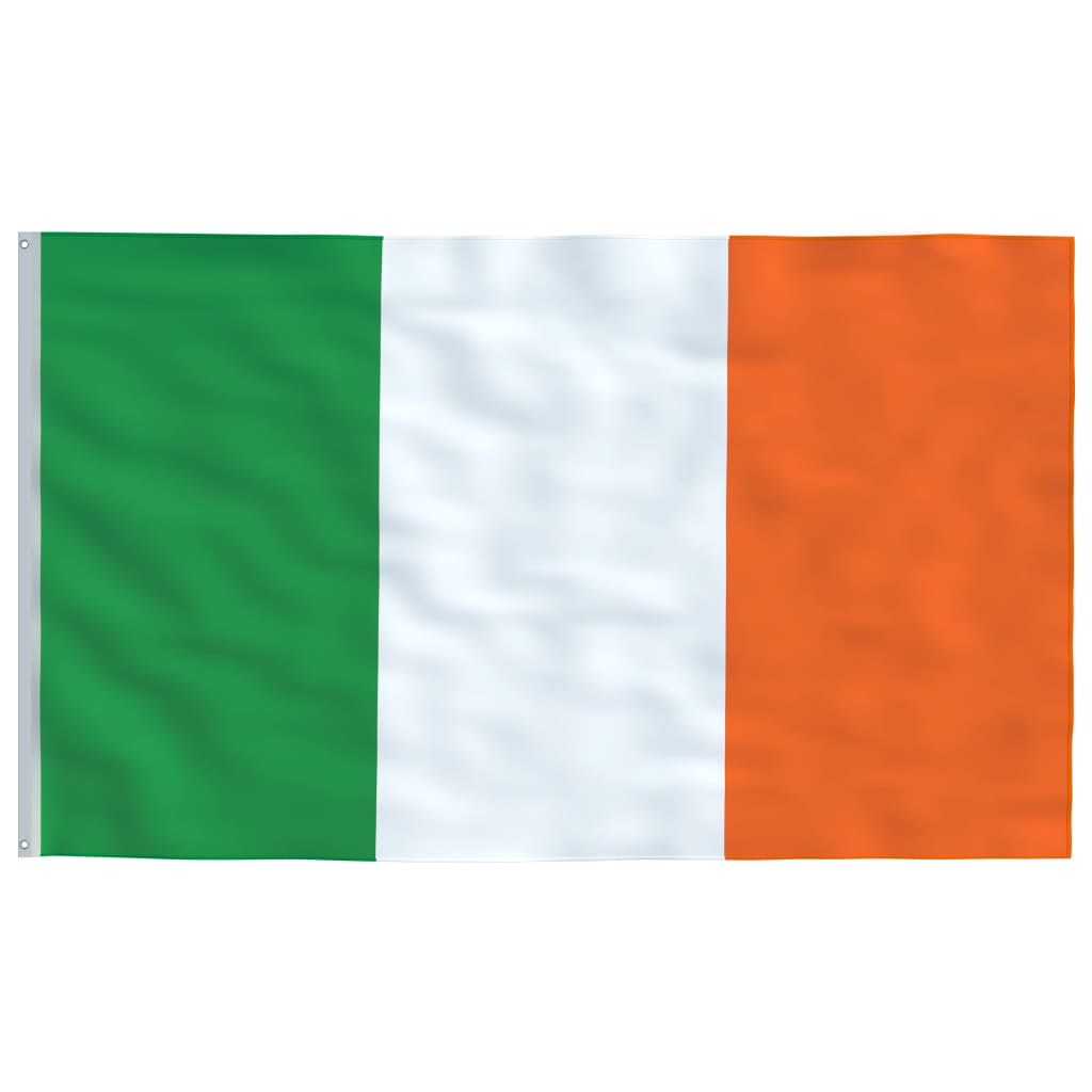 vidaXL Ireland Flag and Pole Aluminium 4 m