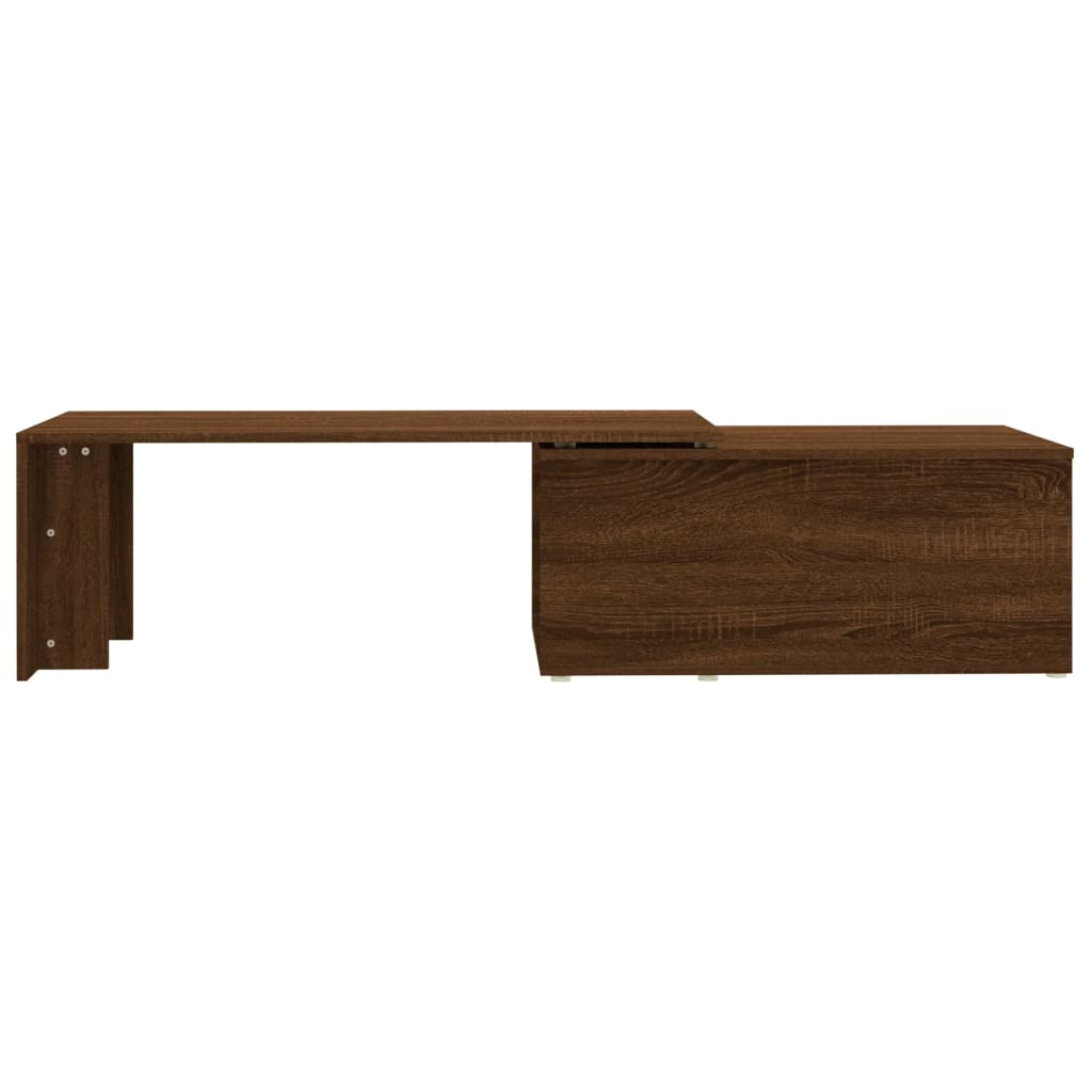 vidaXL Coffee Table Brown Oak 150x50x35 cm Engineered Wood
