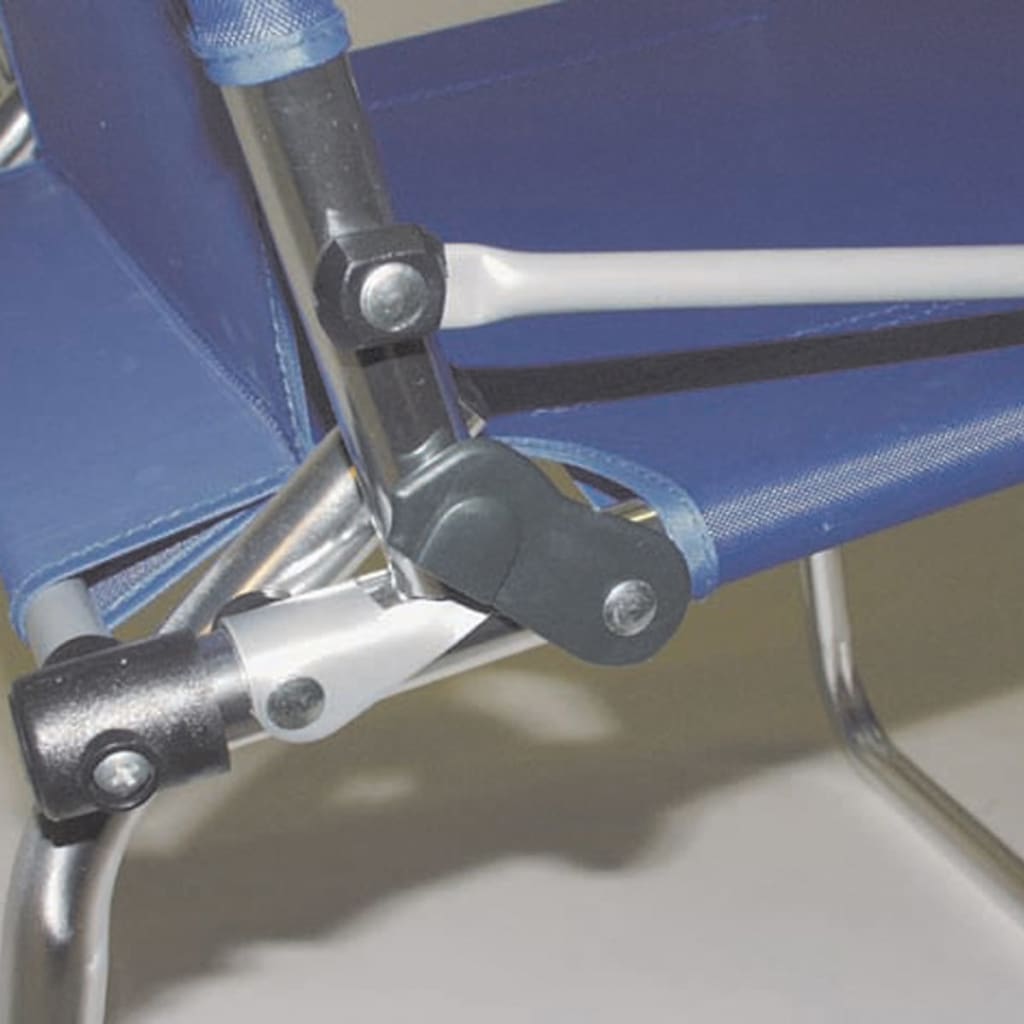 Camp Gear Folding Camping Chair Comfort Blue Aluminium 1211944