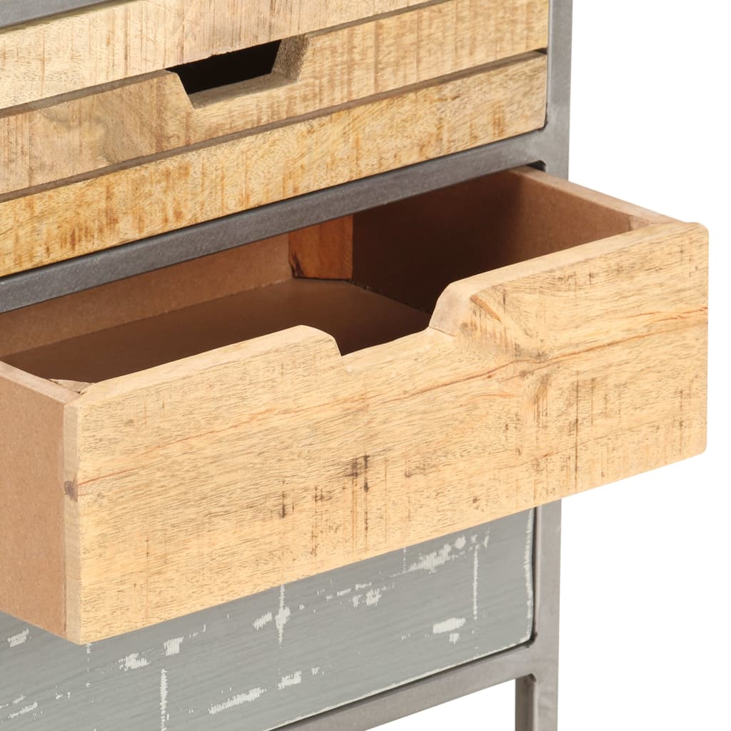 vidaXL Bed Cabinet 40x30x50 cm Solid Mango Wood