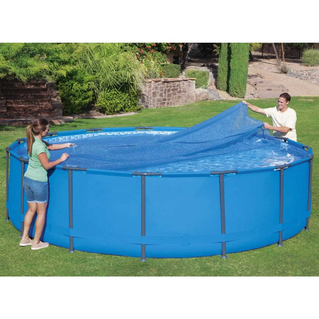 Bestway Solar Pool Cover Flowclear Round 462 cm Blue