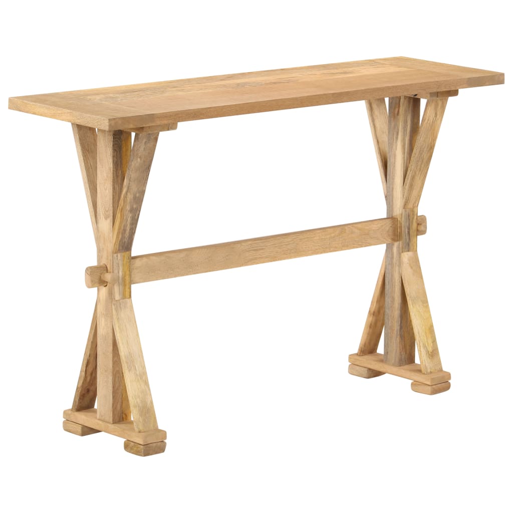 vidaXL Console Table 118x35x76 cm Solid Mango Wood