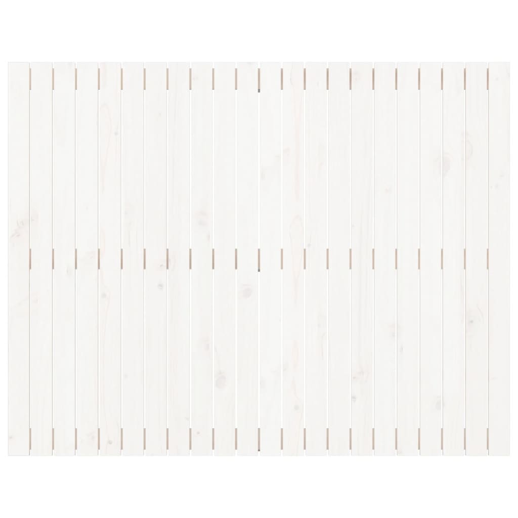 vidaXL Wall Headboard White 140x3x110 cm Solid Wood Pine