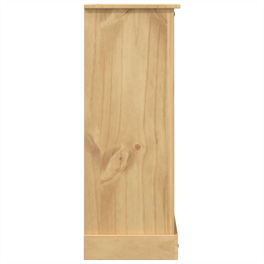 vidaXL Chest of Drawers Corona 80x43x114 cm Solid Wood Pine